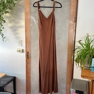 Dissh Bias Cut Silk Alternative Dress Size 8